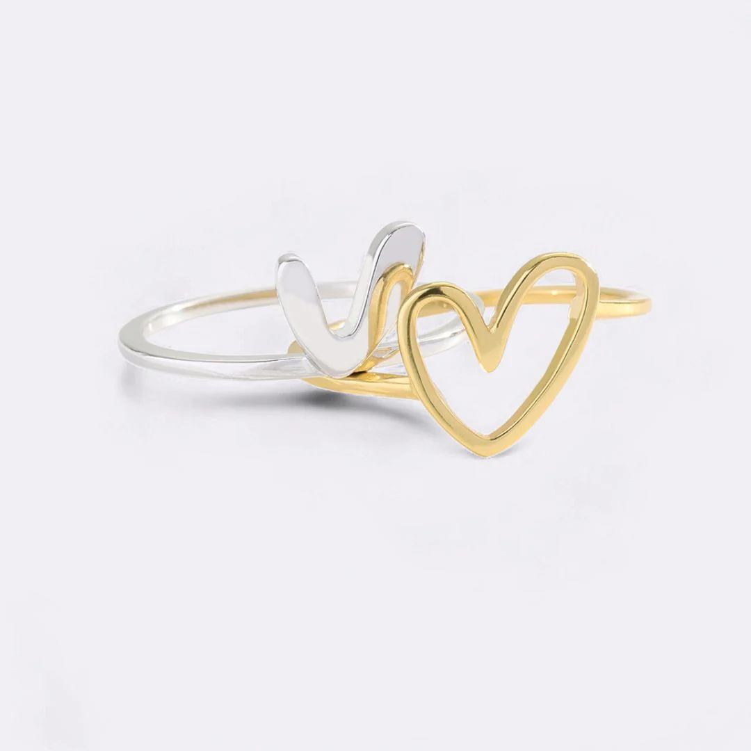 Self Love Layered Heart Ring