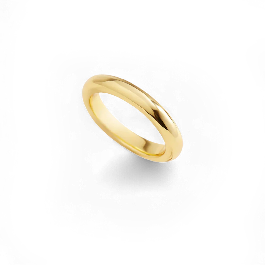 Half Round Band Stacking Ring