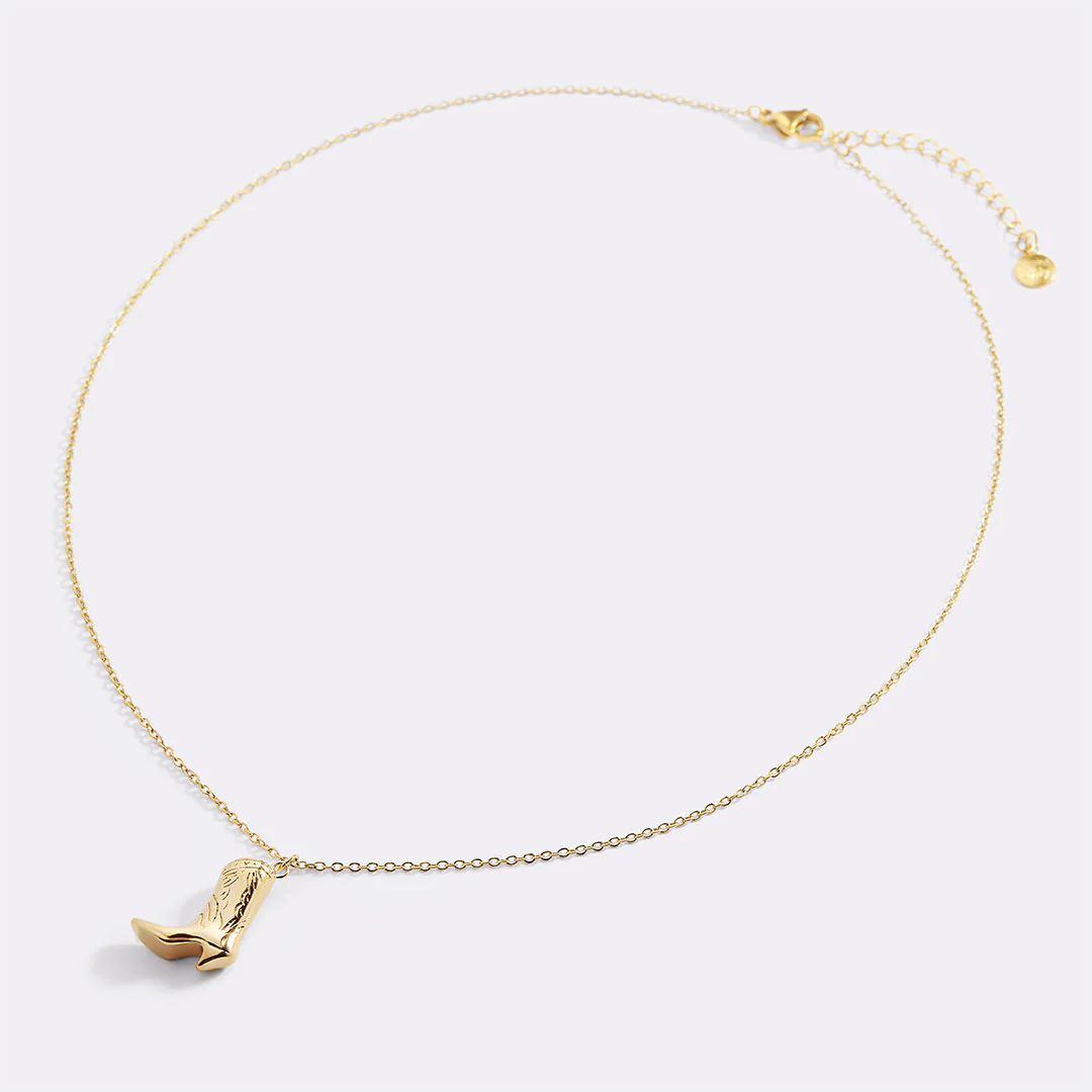 Cowboy Boot Necklace