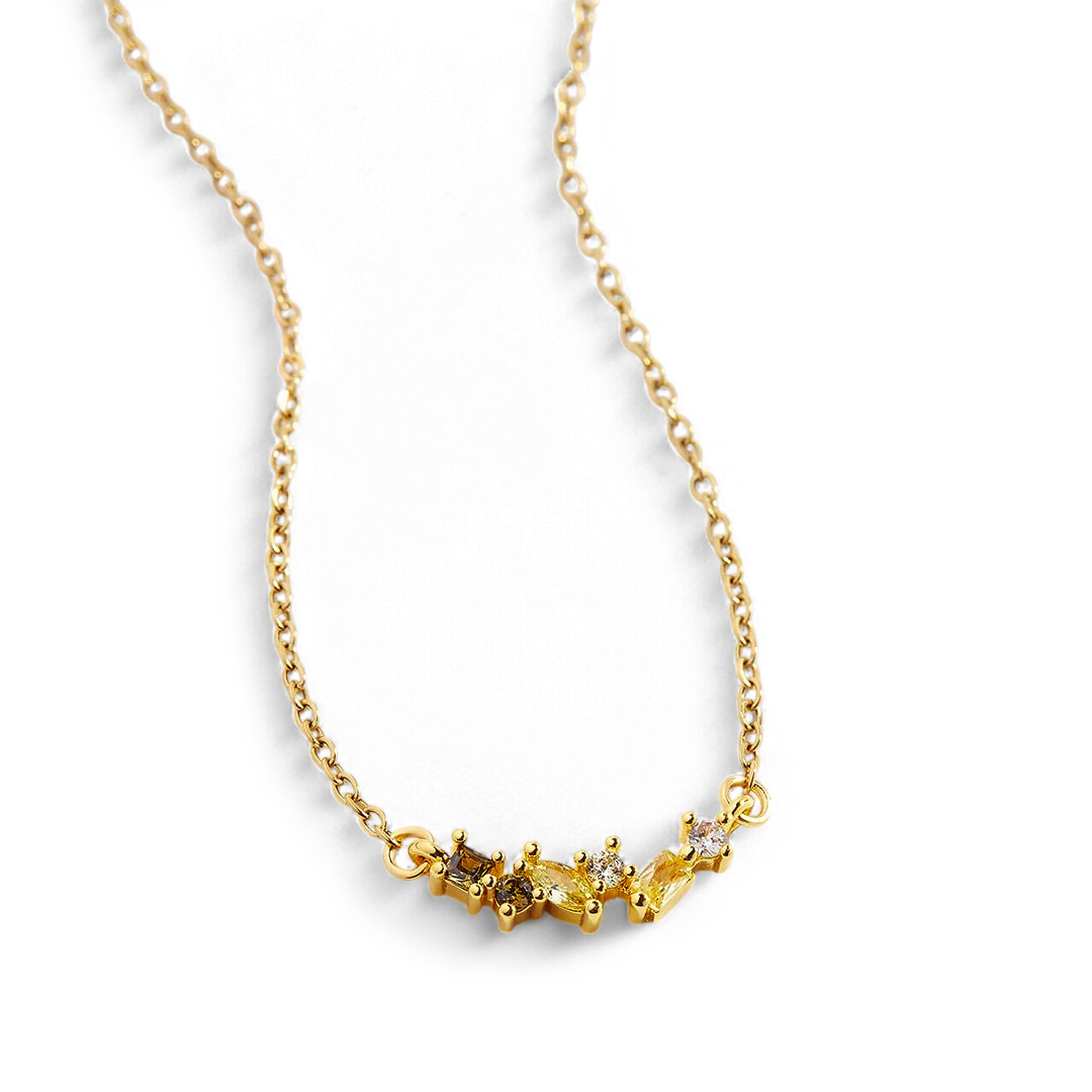 Ombre Birthstone Necklace