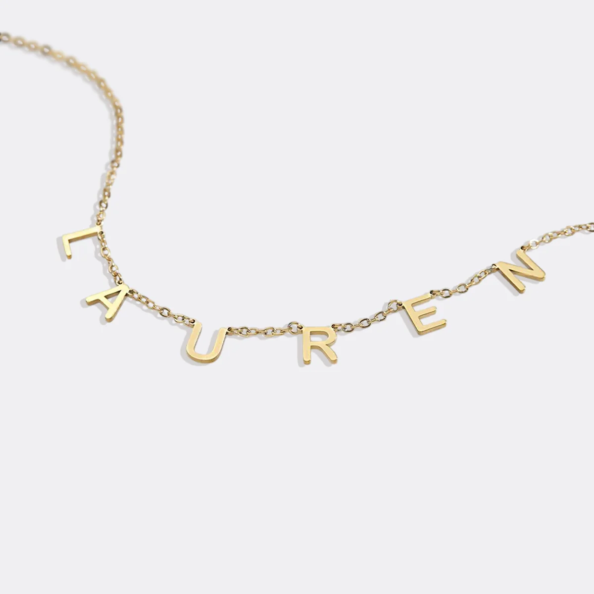 Custom Letter Name Necklace