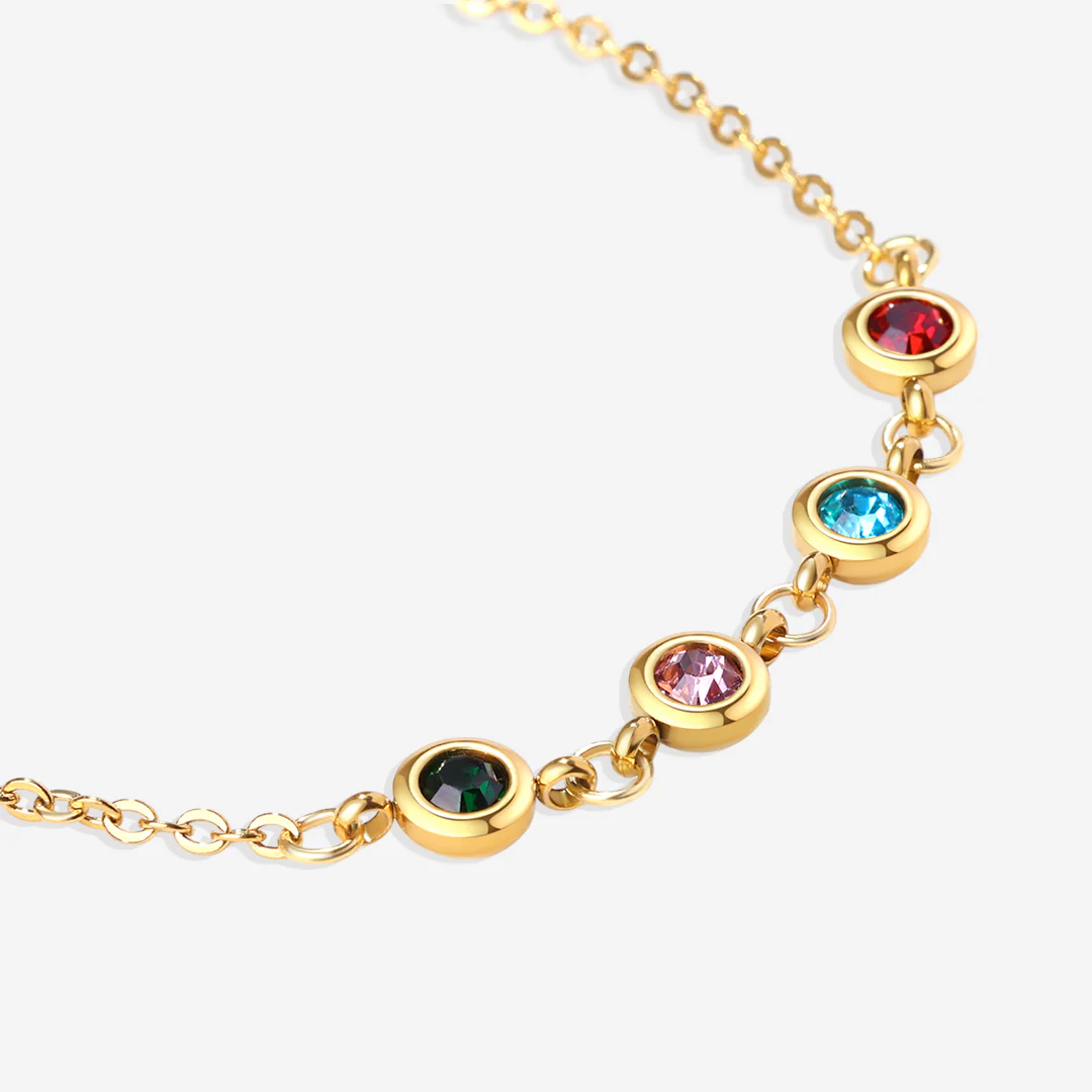 Personalized Birthstone Bracelet