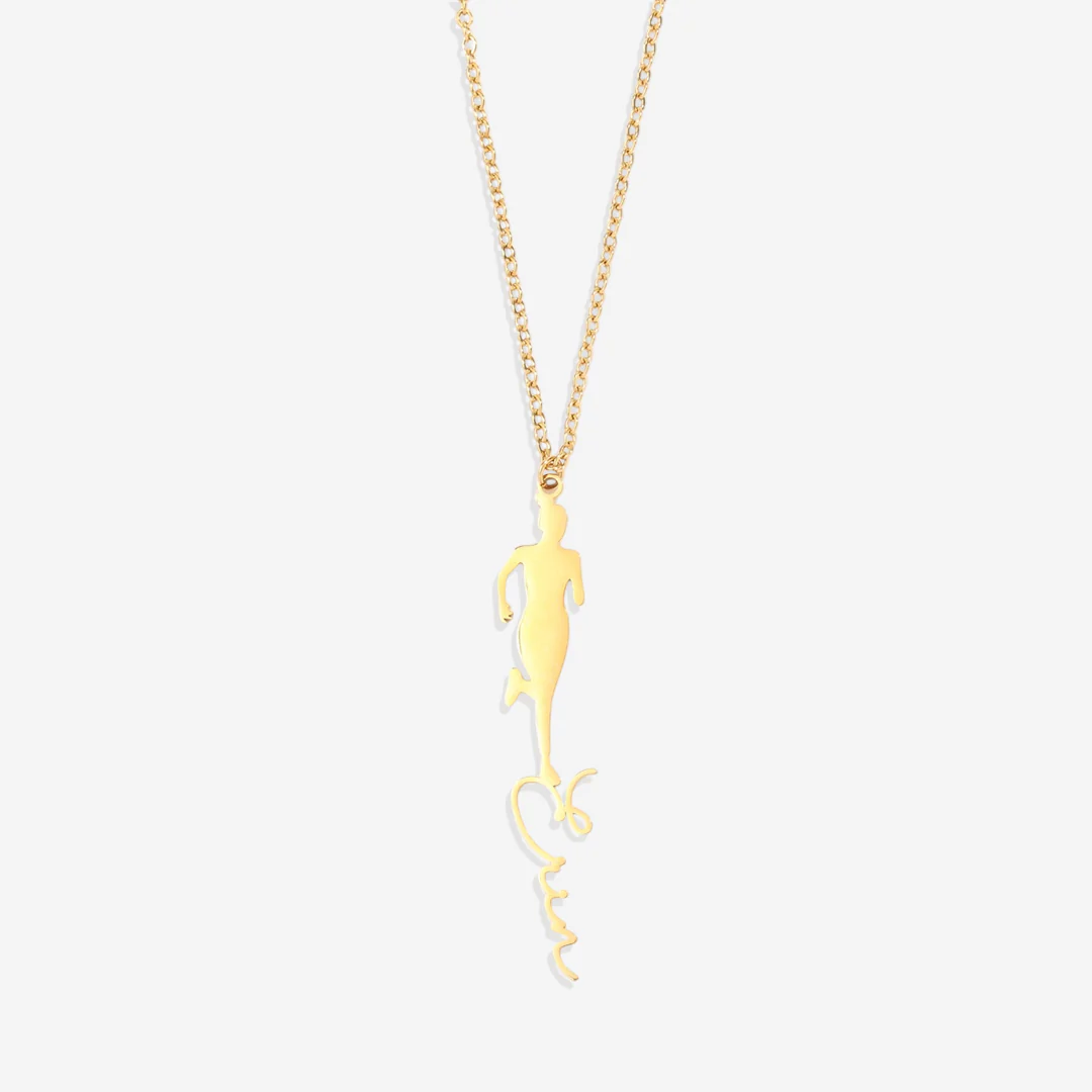 Runner Name Necklace