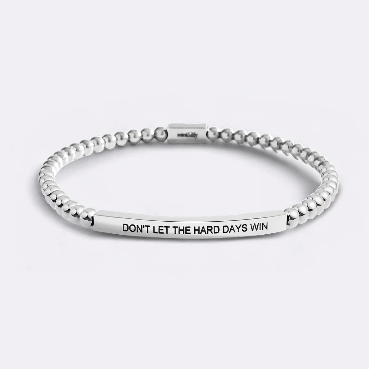Don't Let The Hard Days Win Beaded Inspire Bracelet