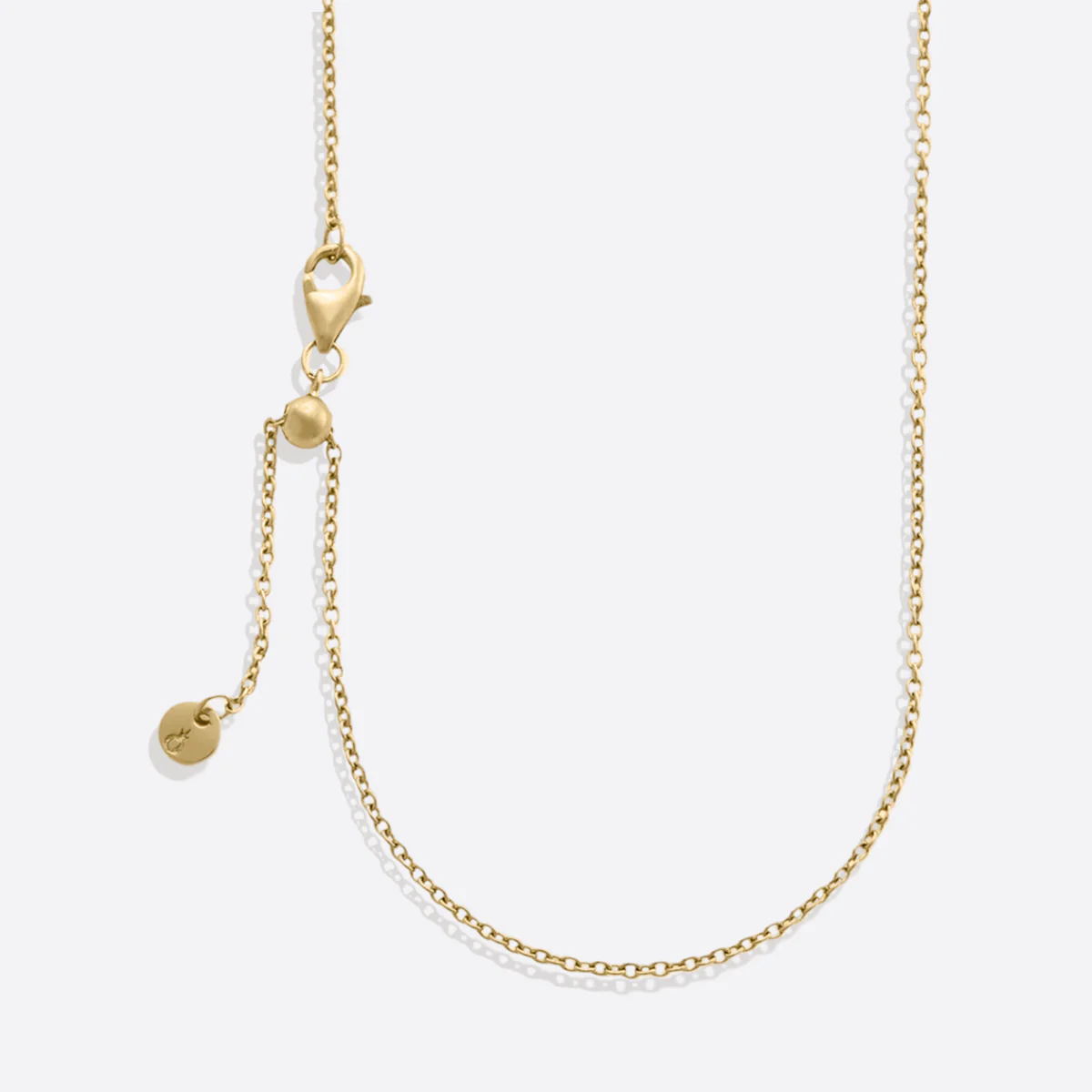 Italian Milano Sterling Silver Adjustable Chain Necklace