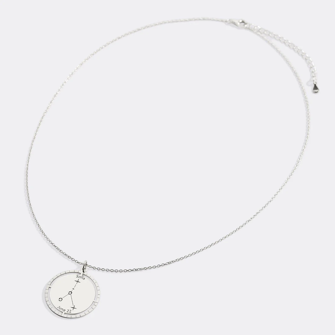 Personalized Constellation Pendant Necklace