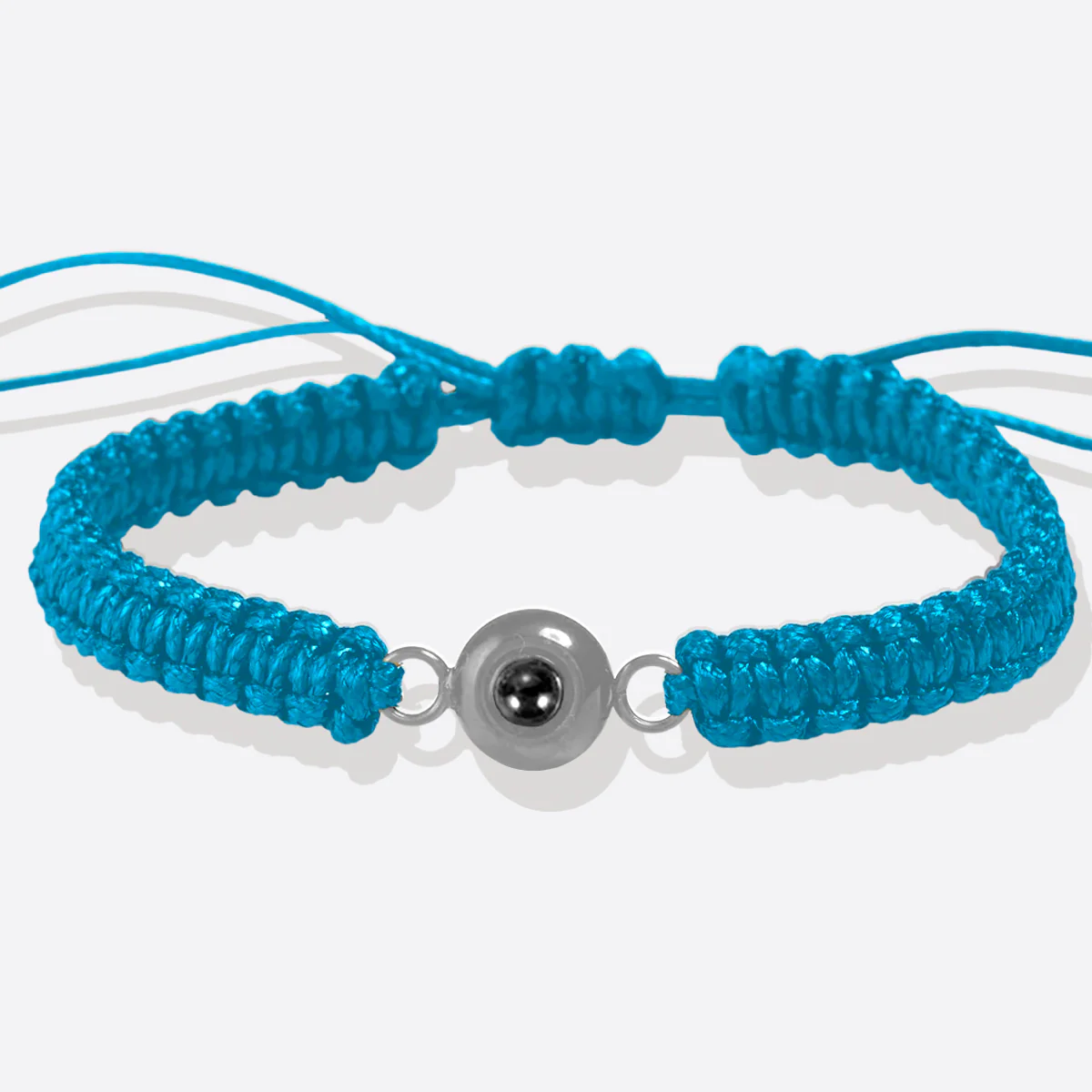 Personalized Braided Photo Bracelet