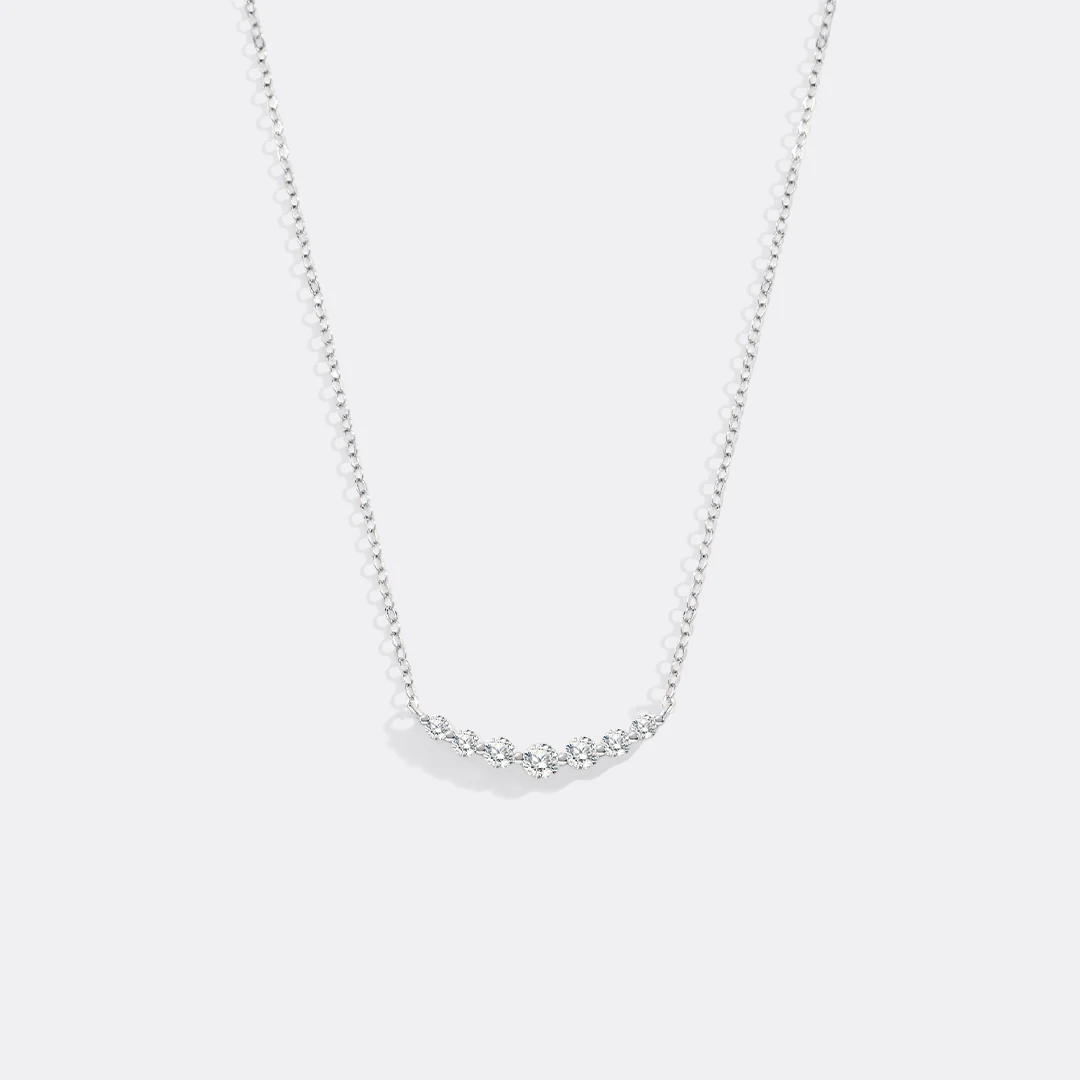 Classic Arc Diamond Necklace
