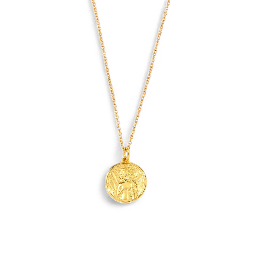Greek Goddess Pendant Necklace