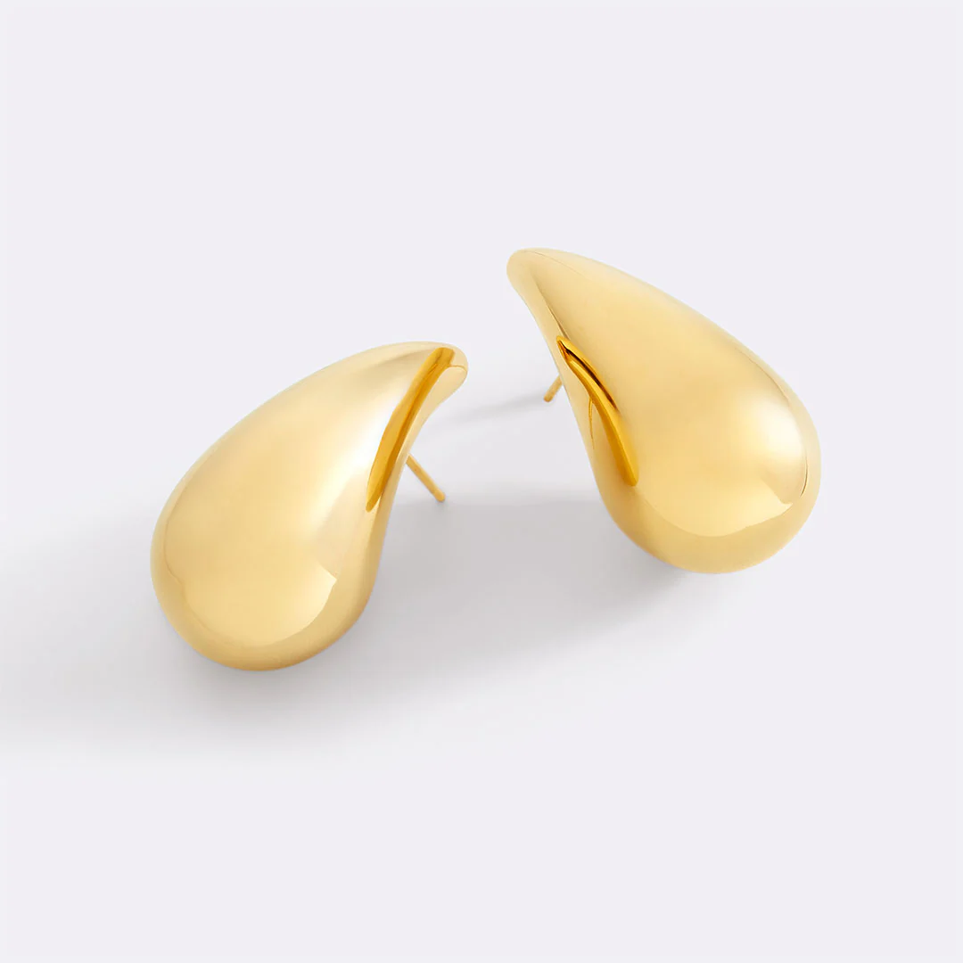 Sculptural Raindrop Earrings