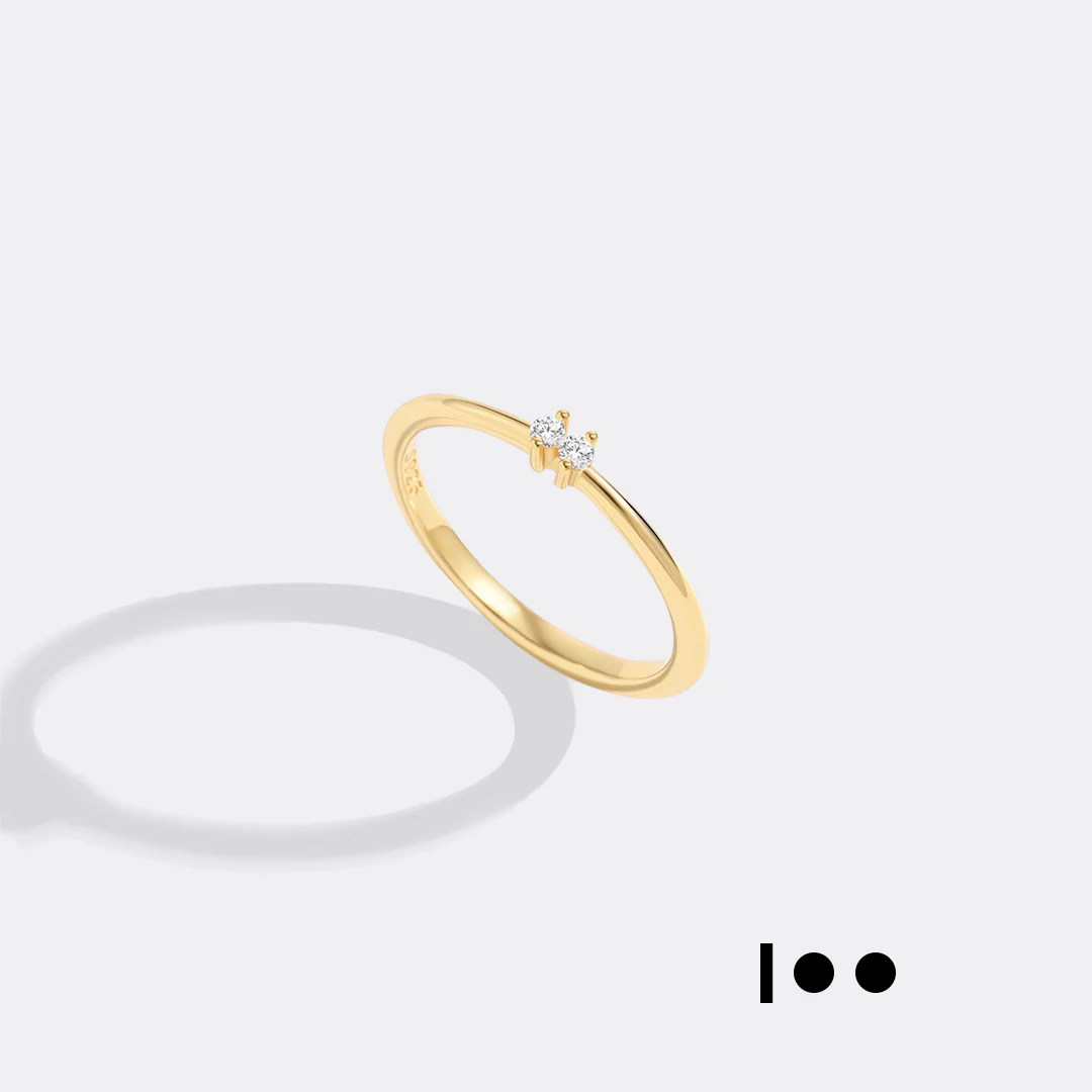 Dainty Personalized Morse Code Ring Size 12