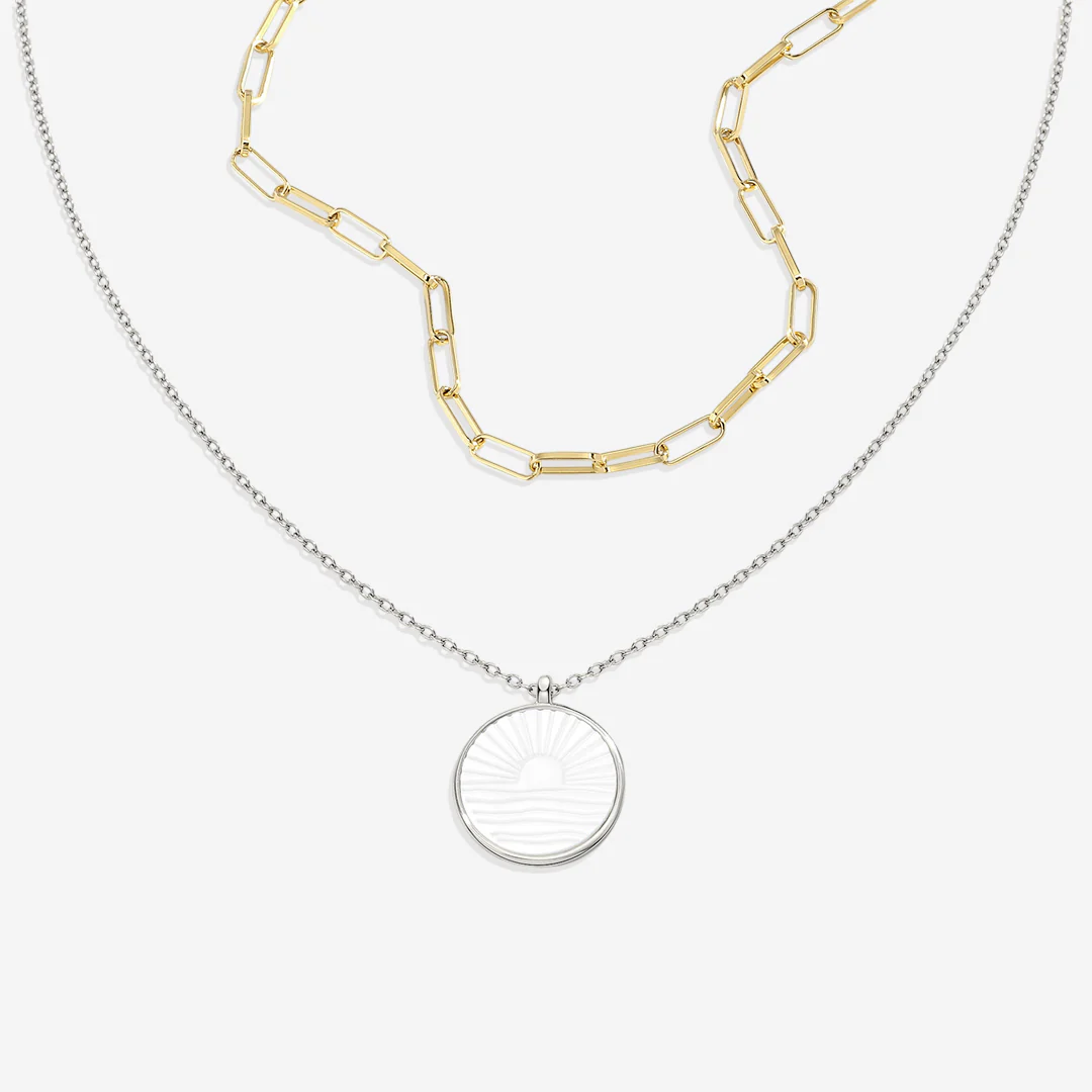 Mint Paperclip Sunrise Layering Set