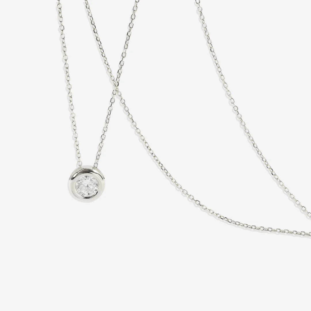 Bubble Solitaire Necklace