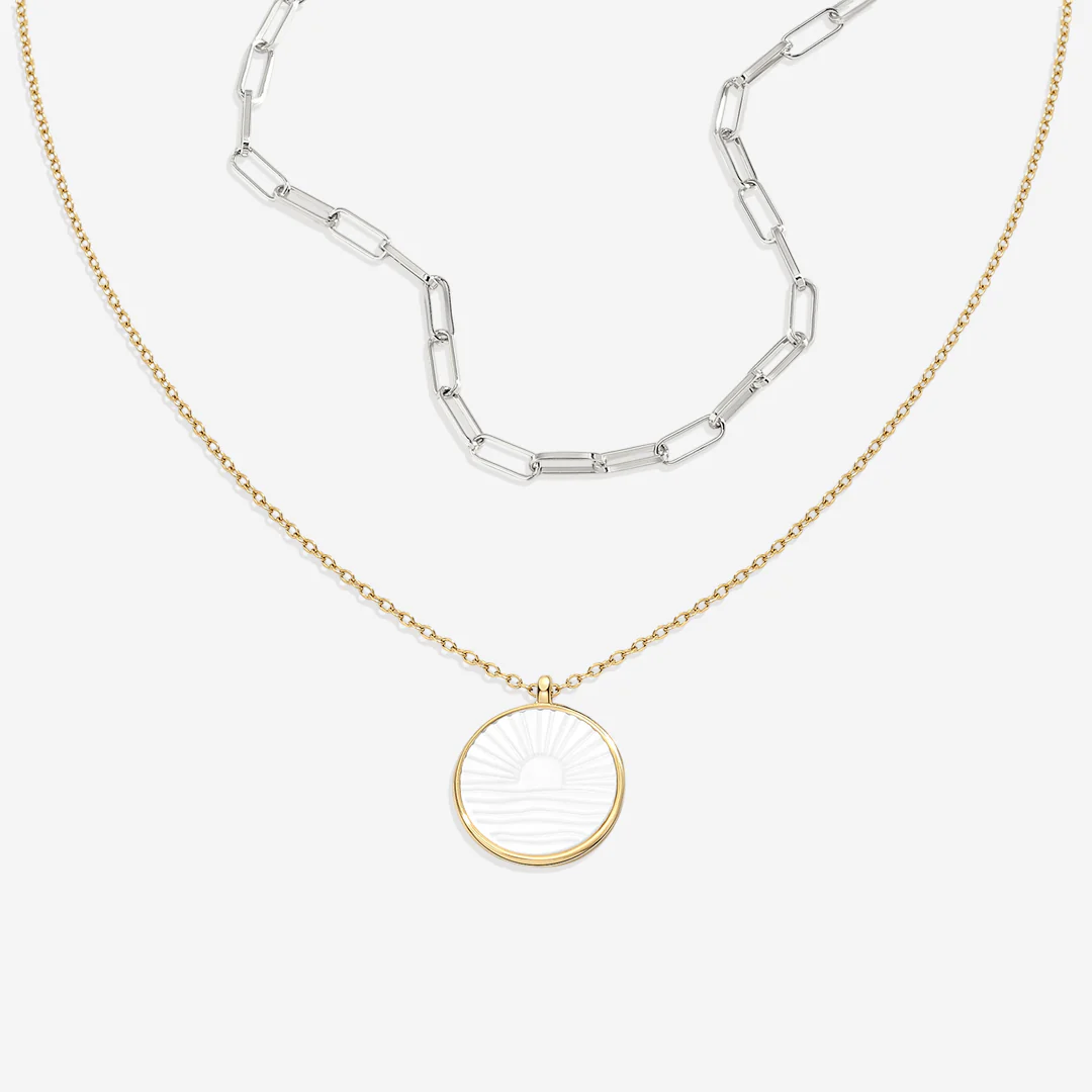 Mint Paperclip Sunrise Layering Set