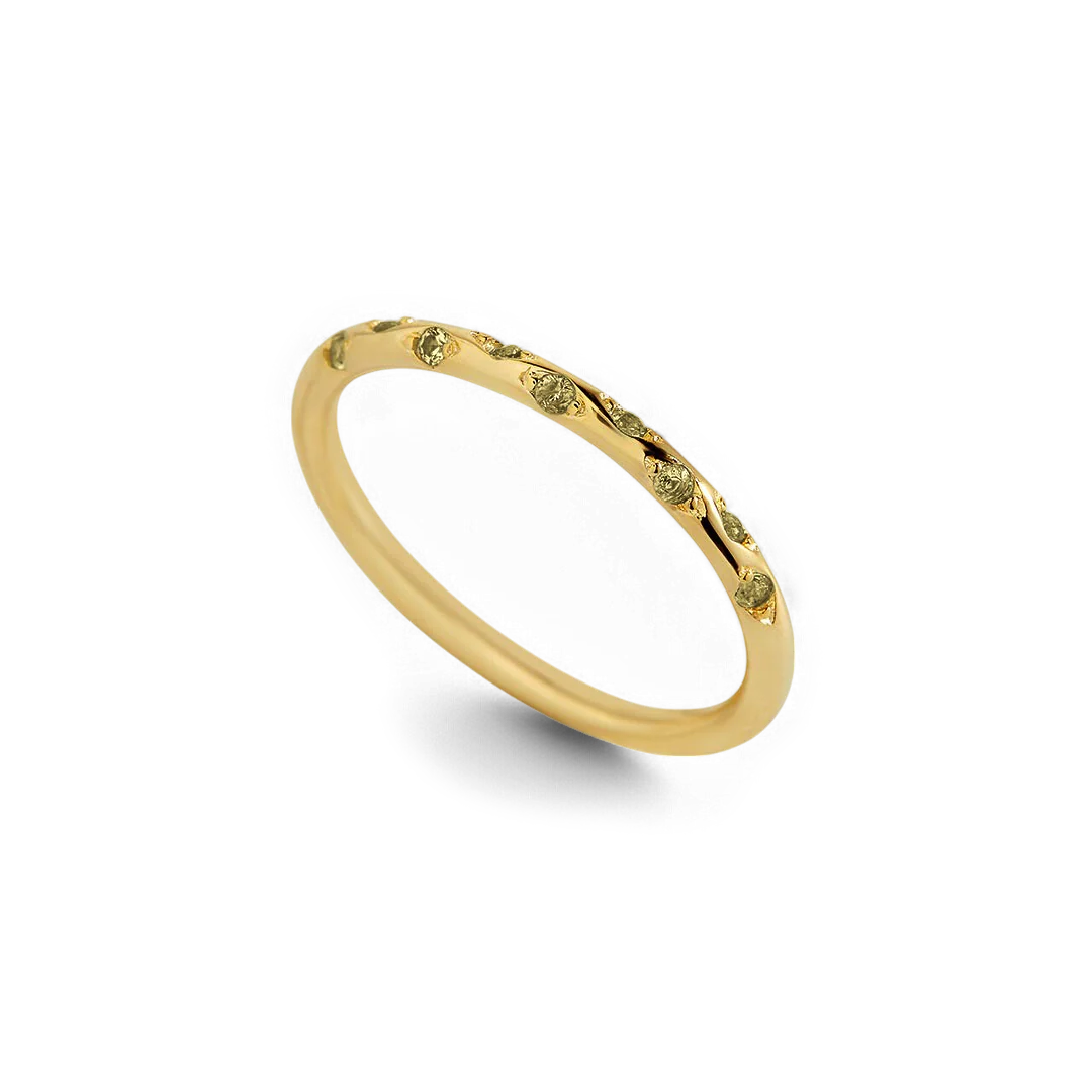 Dainty Constellation Birthstone Ring