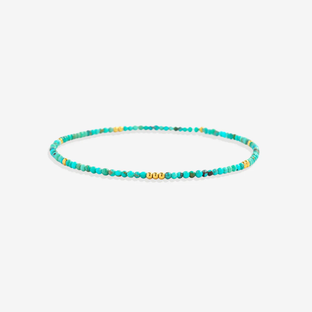 Turquoise Beaded Bracelet Stacking Set