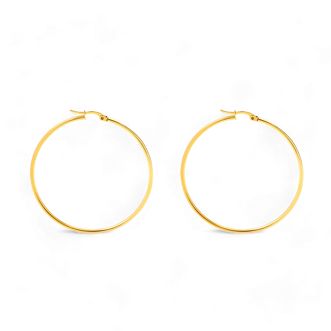 Lynette Large Hoop Earrings