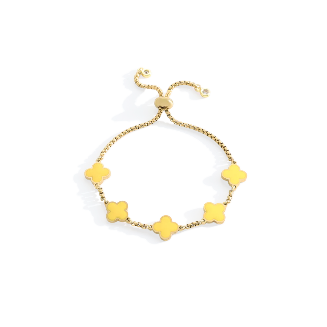 Clover Enamel Bracelet