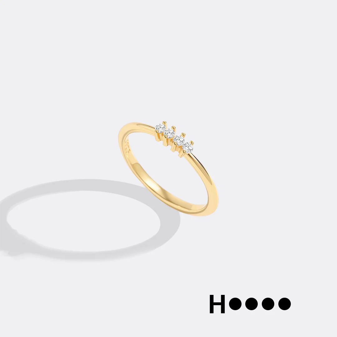 Dainty Personalized Morse Code Ring Size 12