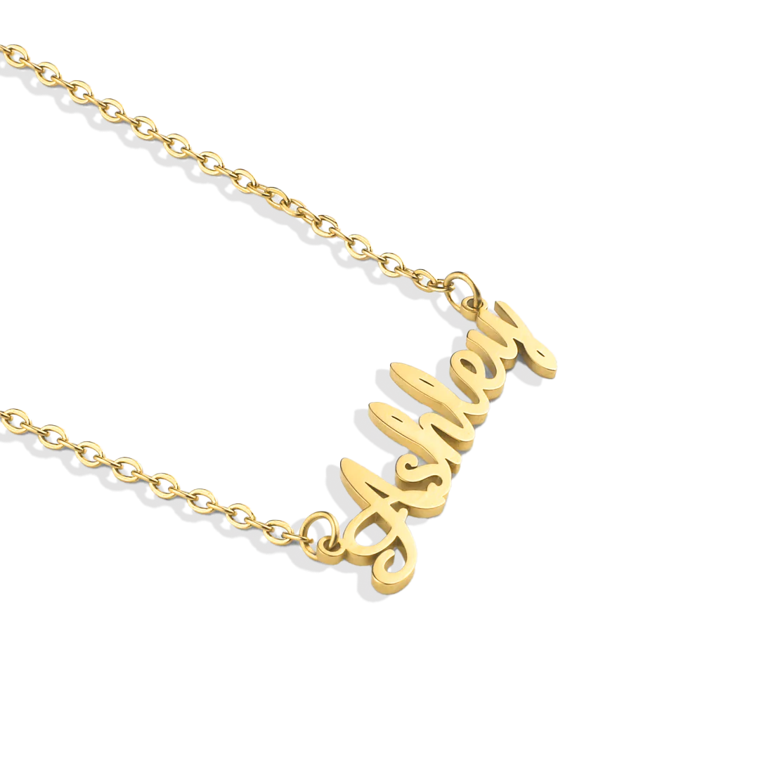 Quill Name Necklace