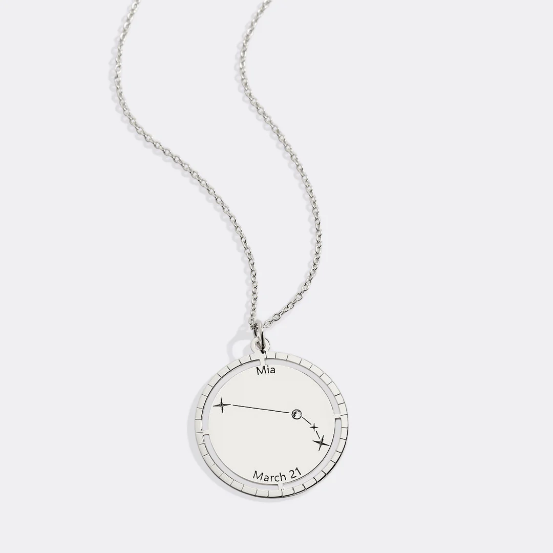 Personalized Constellation Pendant Necklace
