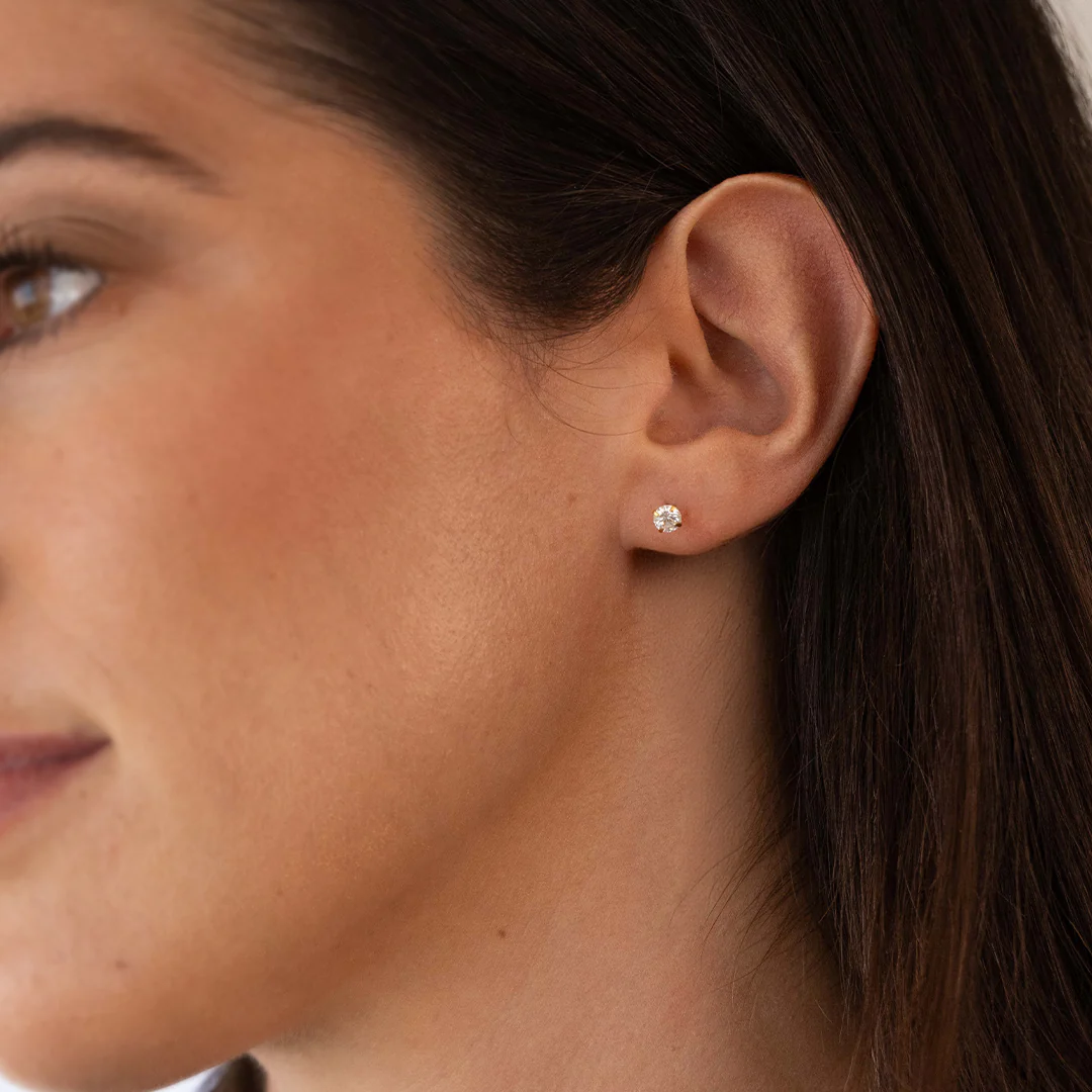 Crystal Sleeper Flatback Studs | 18g