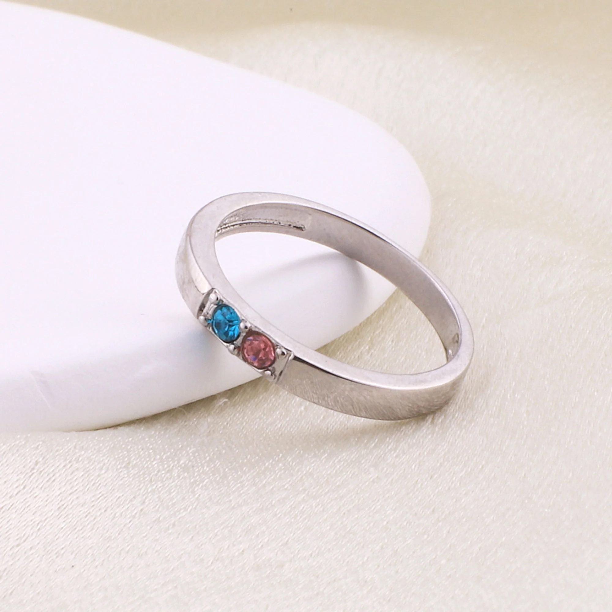 Stackable Birthstones Band Ring
