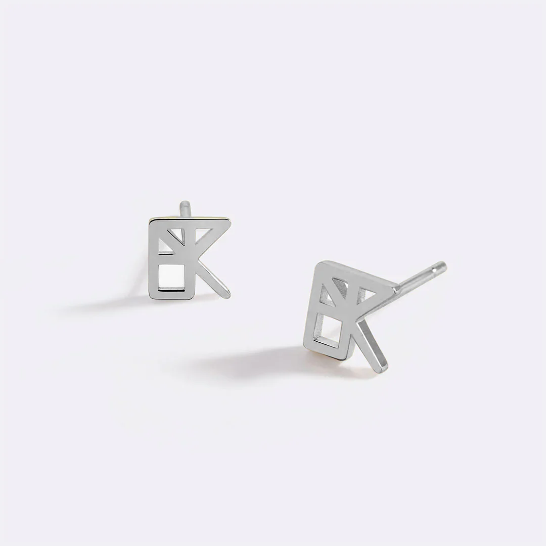 Monogram Name Earrings
