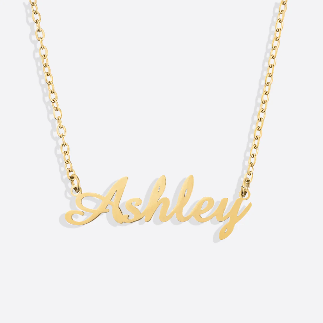 Quill Name Necklace