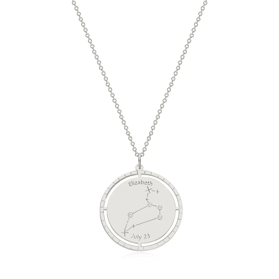 Personalized Constellation Pendant Necklace