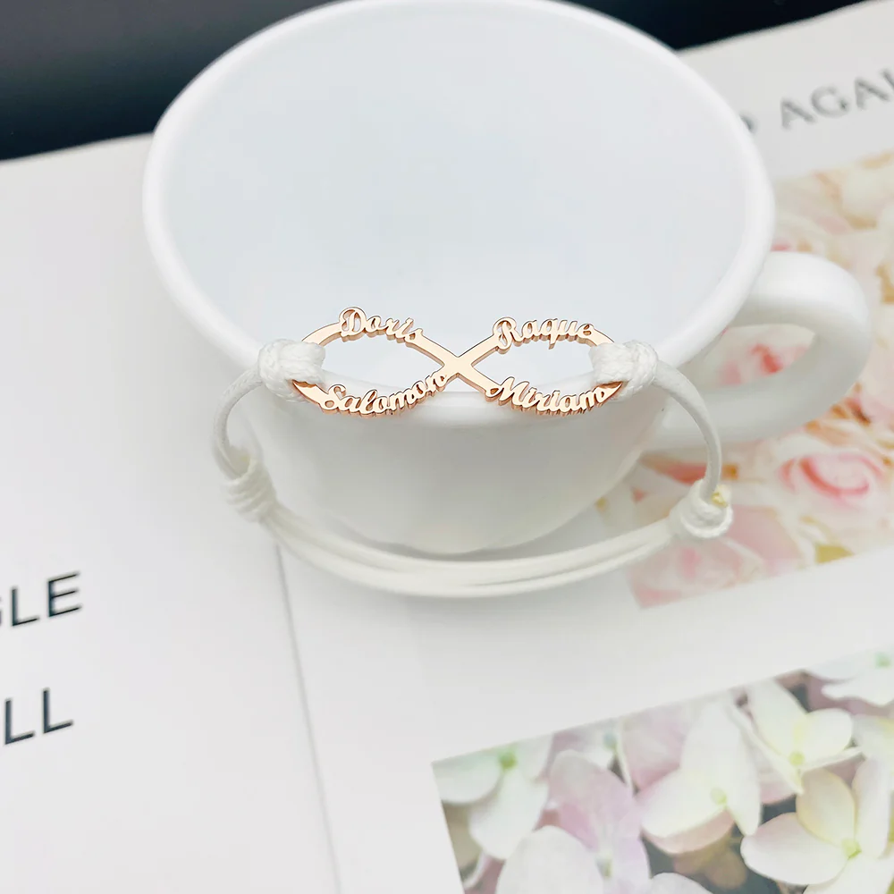Personalized Infinity Bracelet