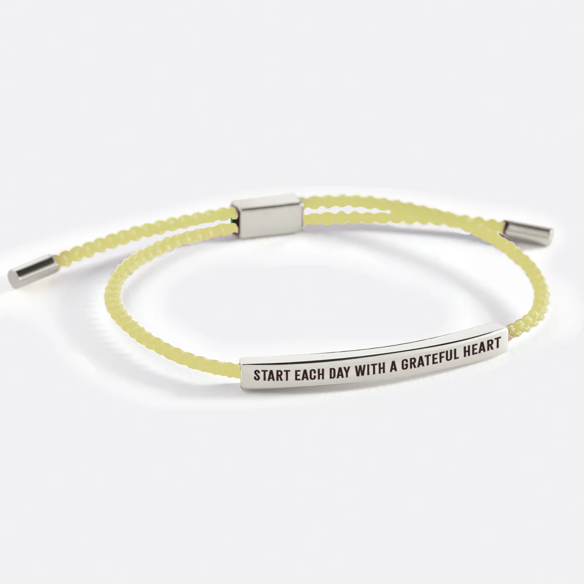 Start Each Day With A Greatful Heart Inspire Bracelet
