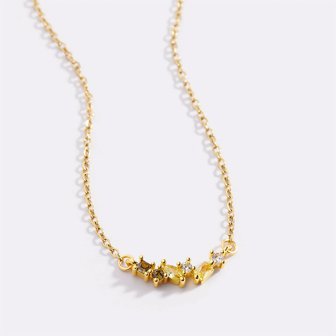 Ombre Birthstone Necklace