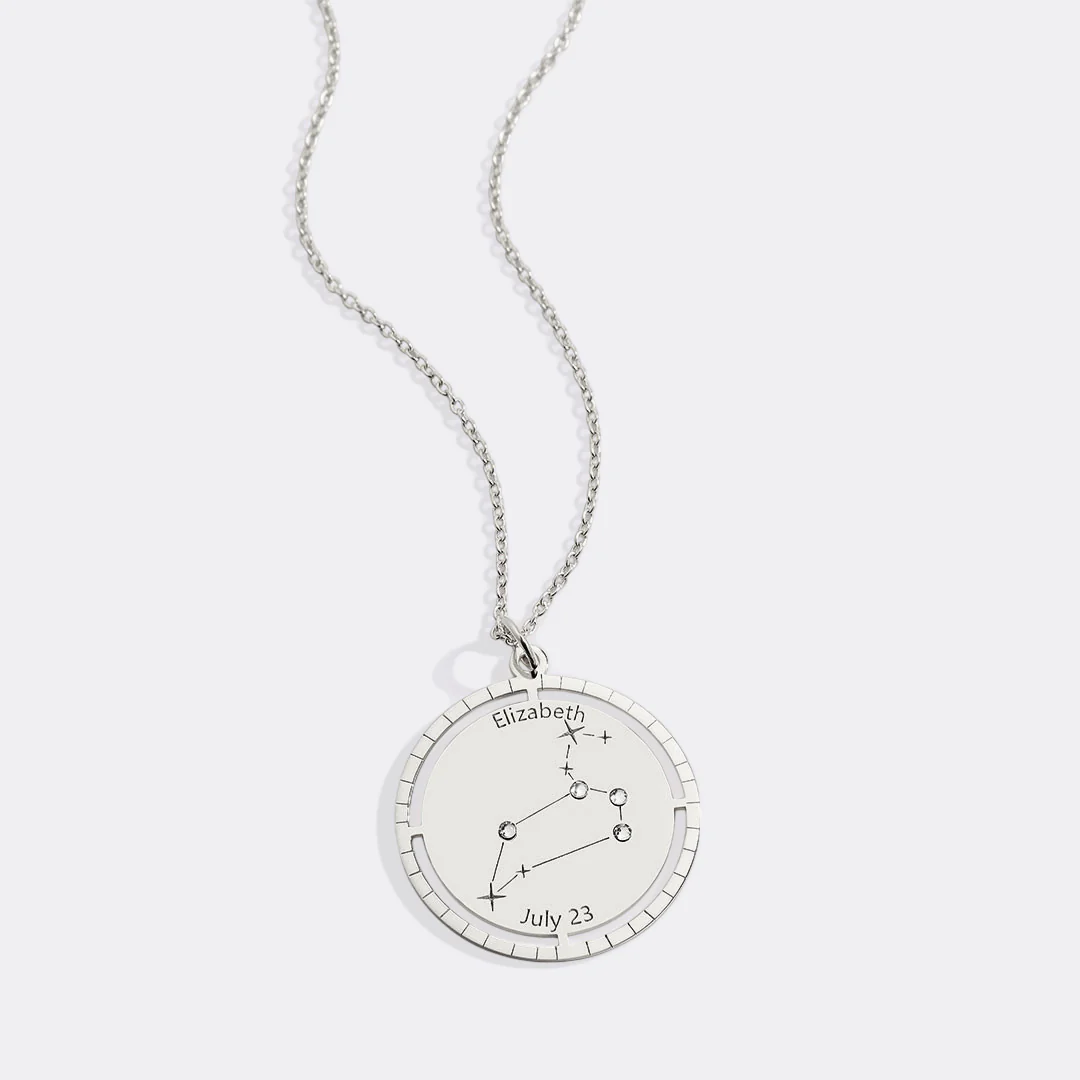 Personalized Constellation Pendant Necklace