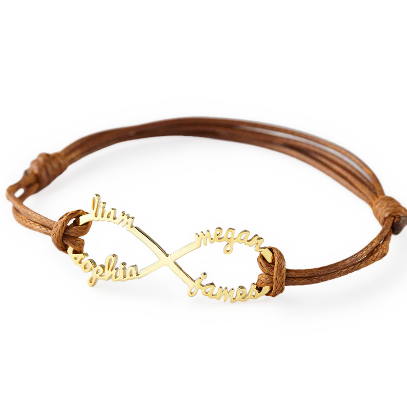 Personalized Infinity Bracelet