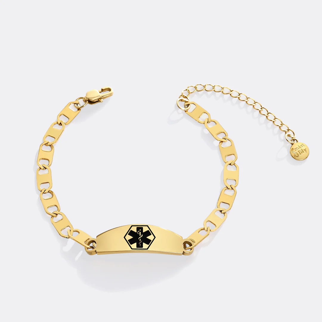 Engraved Medical Alert Bracelet