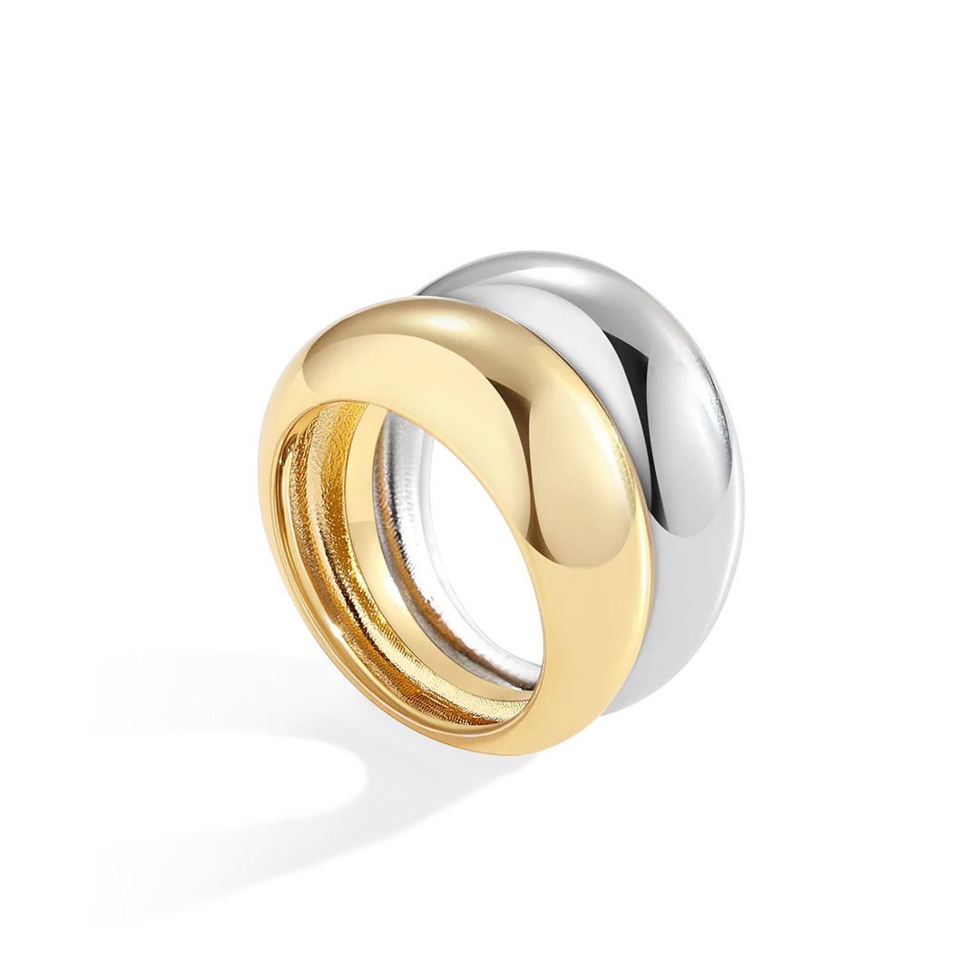 The Merge Mixed Metal Ring