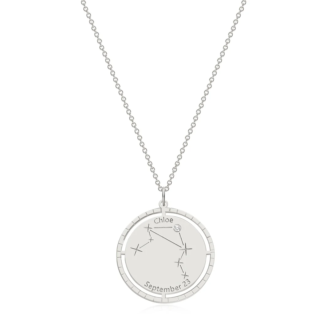 Personalized Constellation Pendant Necklace