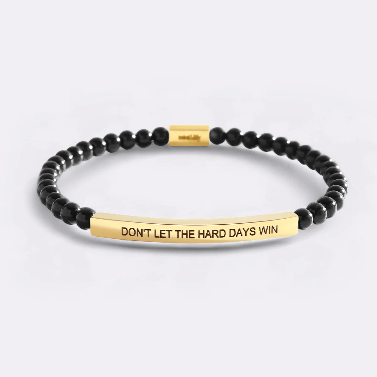 Don't Let The Hard Days Win Beaded Inspire Bracelet