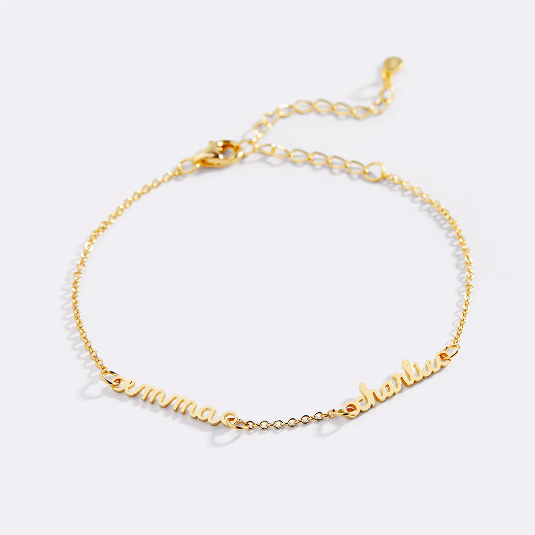 Stella Dainty Multiple Name Bracelet