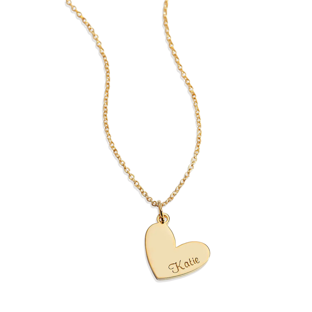 Personalized Heart Name Necklace