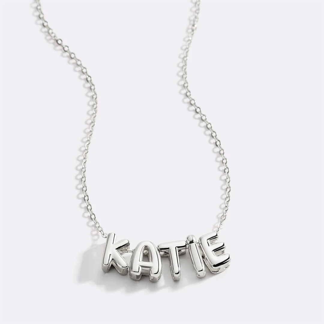 Bubble Name Necklace