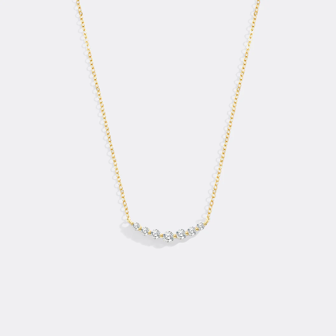 Classic Arc Diamond Necklace