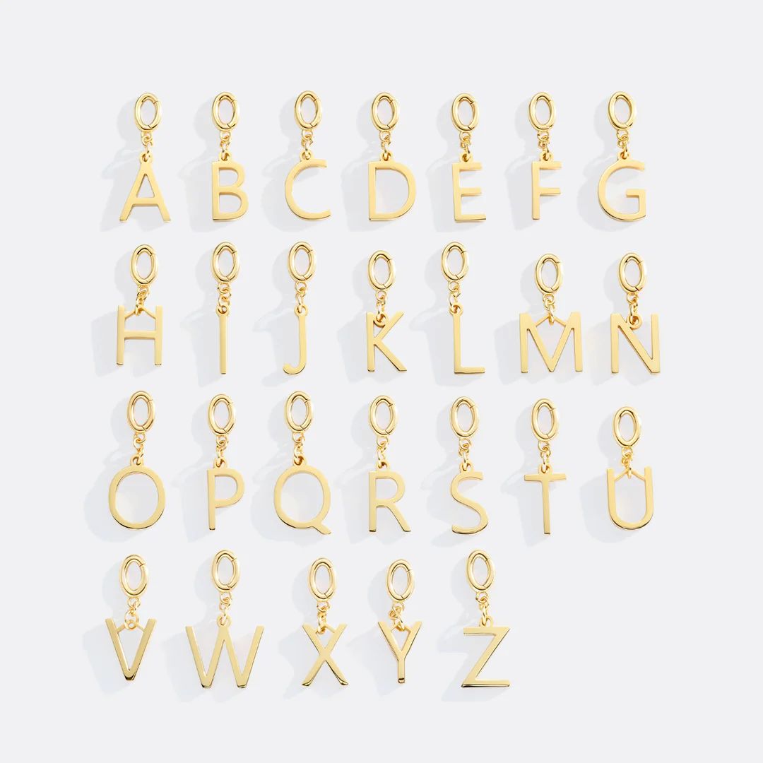 Minimalist Initial Charm