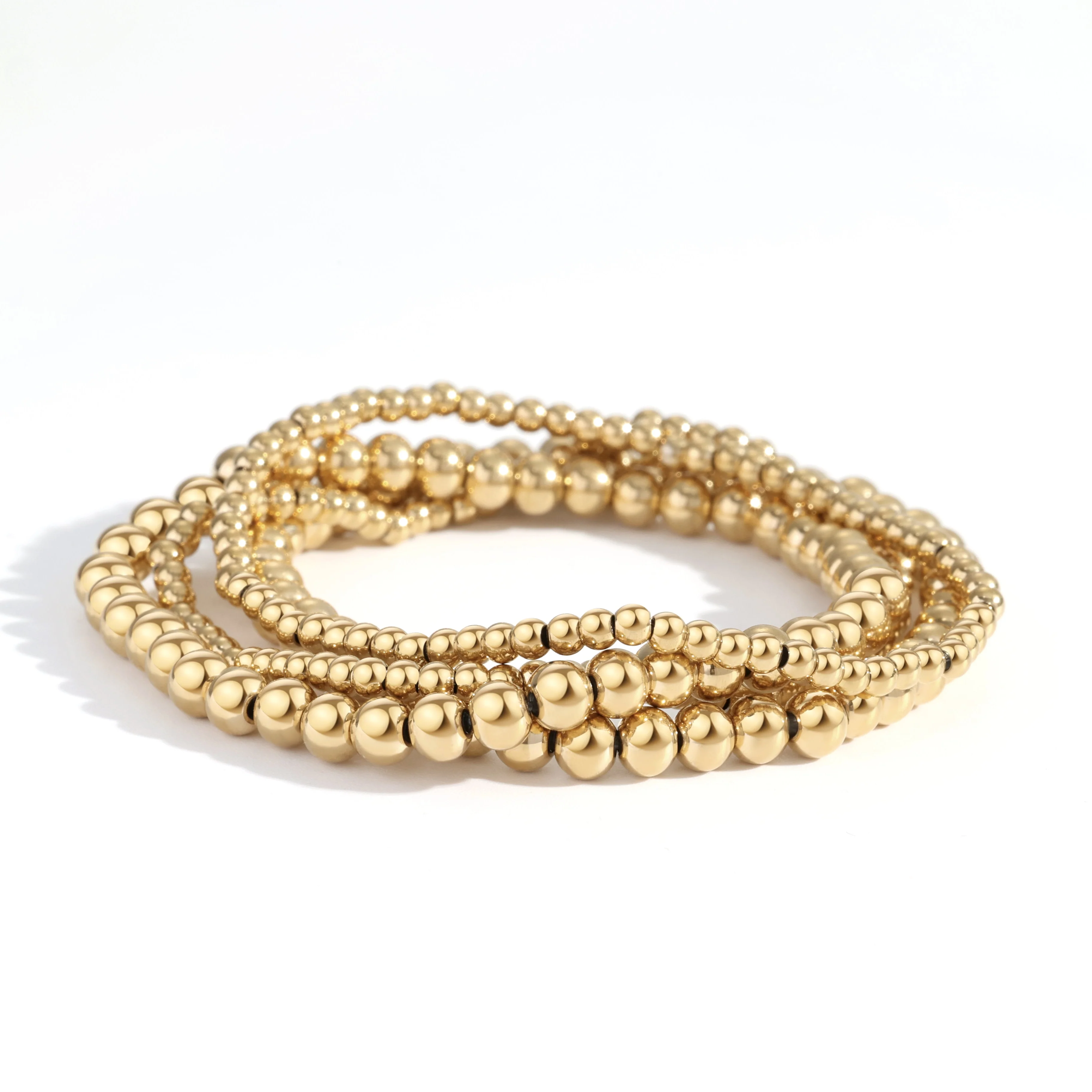 3mm & 5mm Beaded Bracelet Stacking Set