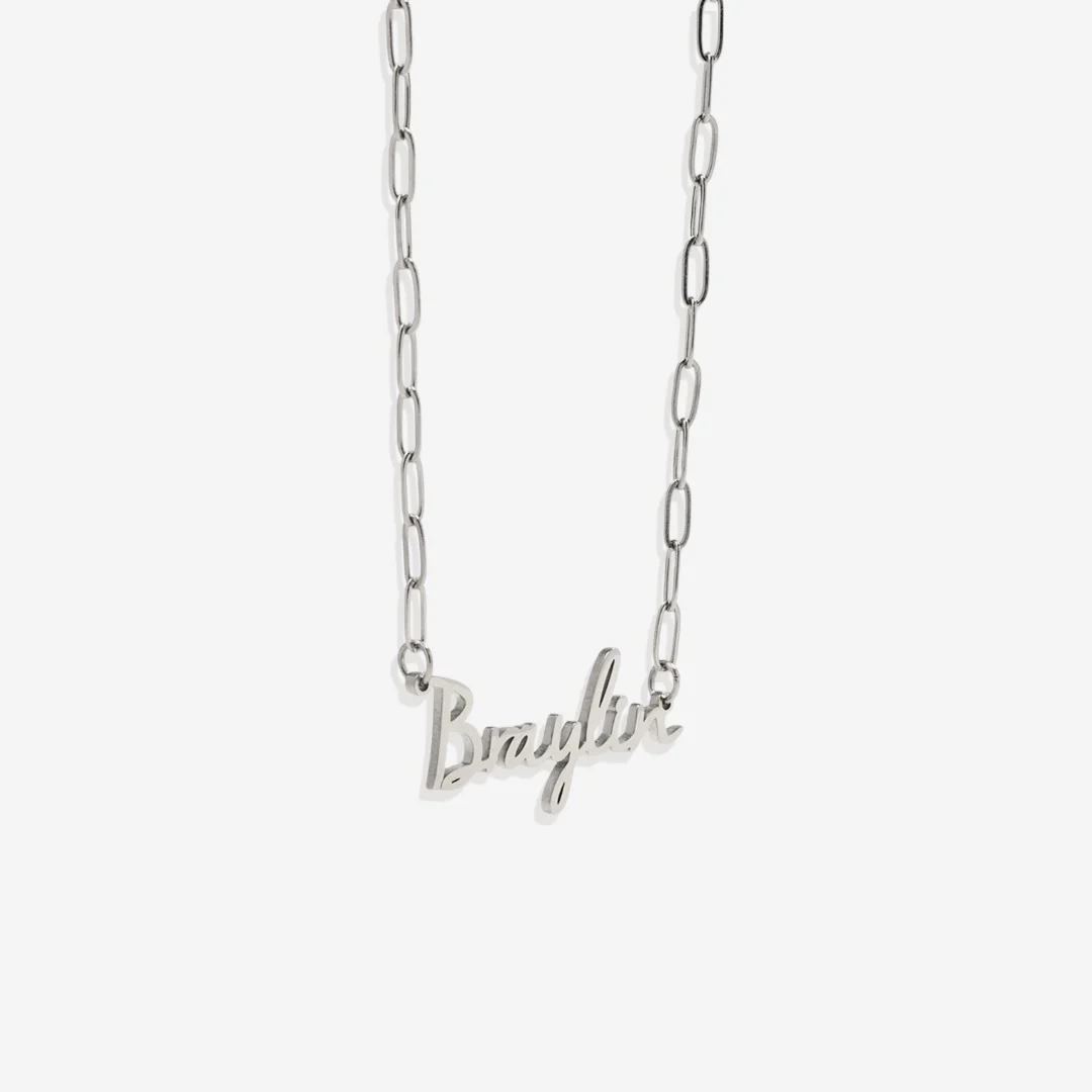 Fairy Name Necklace with Box Chain