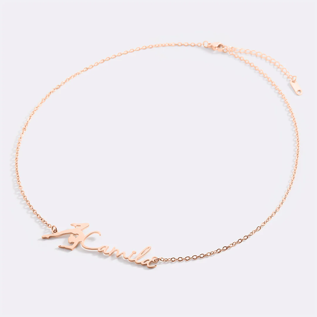 Personalized Gymnastics Necklace