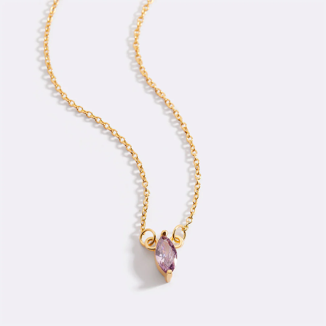 Elegant Family Birthstone Necklace