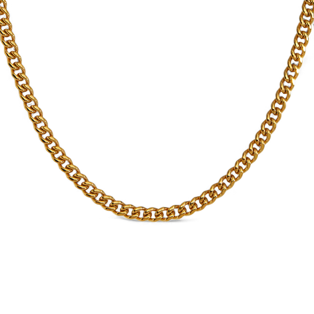 3mm Cuban Chain Necklace