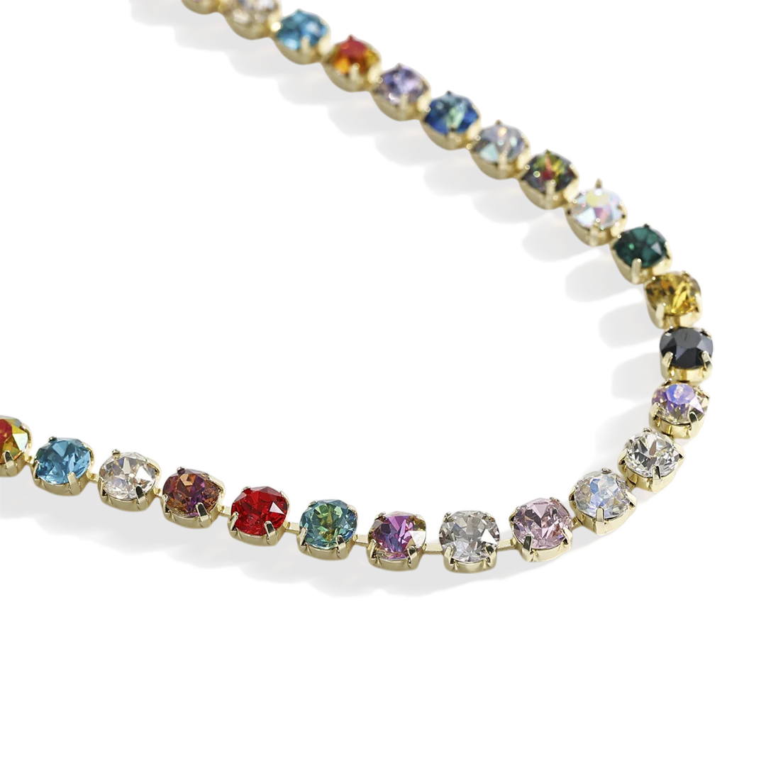 Ombré Crystal Adjustable Necklace